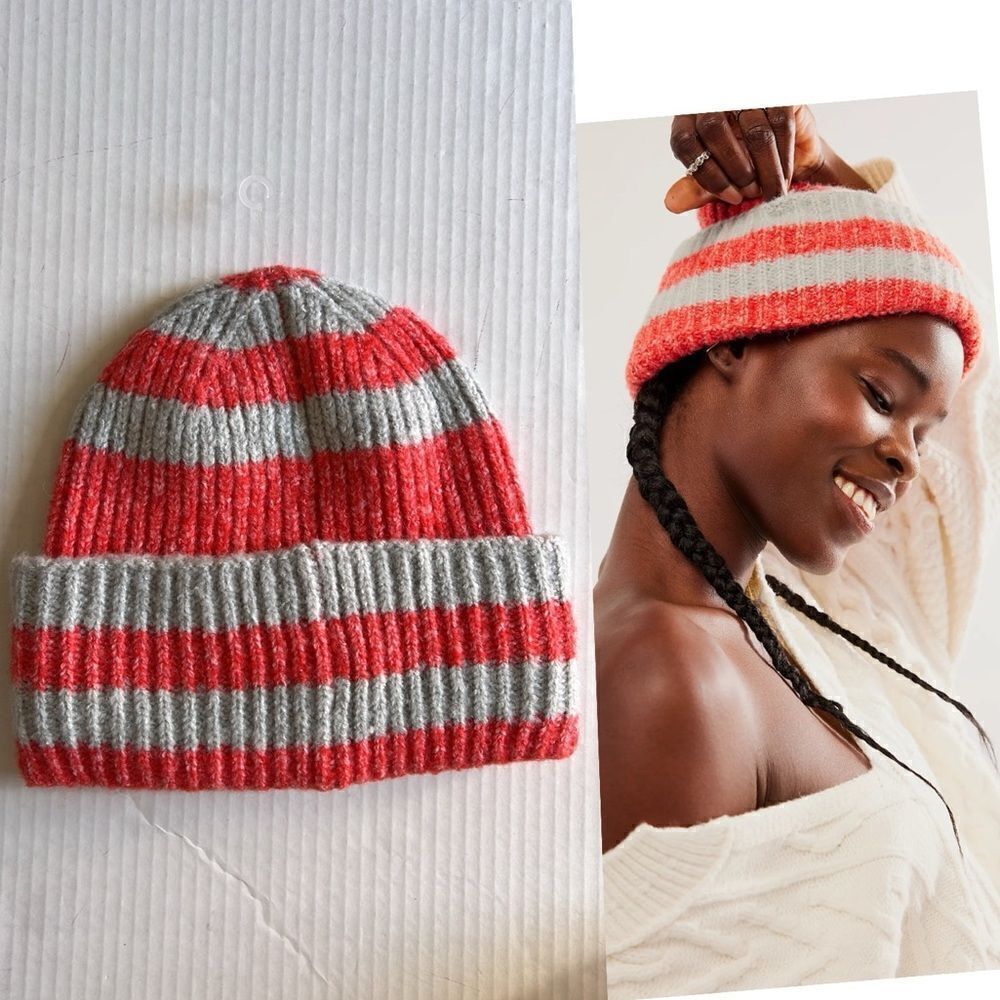 Free People Harbor Marled Ribbed Beanie
